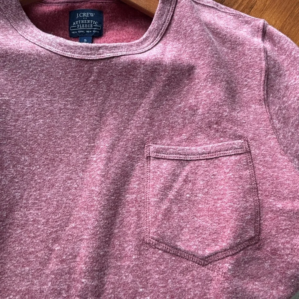 J.Crew Authentic Fleece in Deep Red MENS